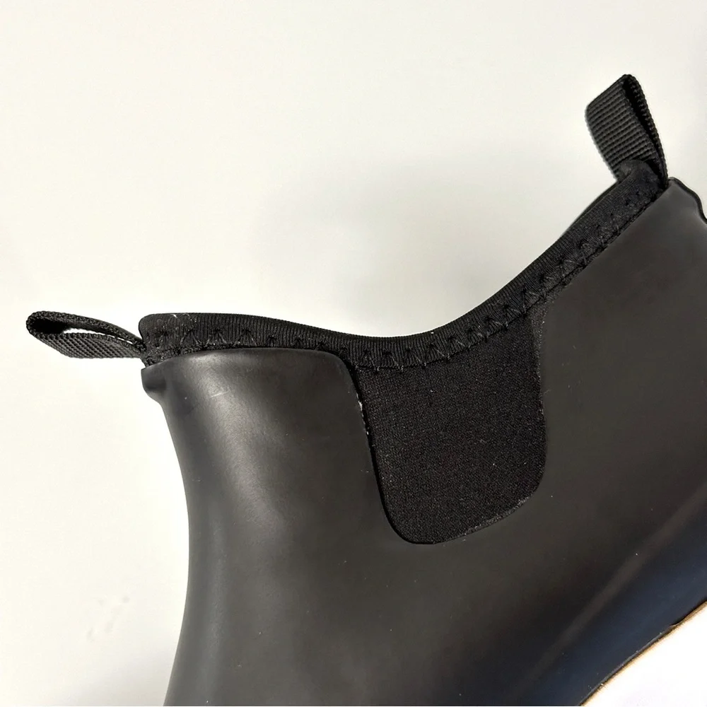 Chooka Lakemont Rain Sneaker W12 Black White Soles